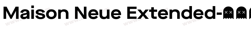 Maison Neue Extended字体转换